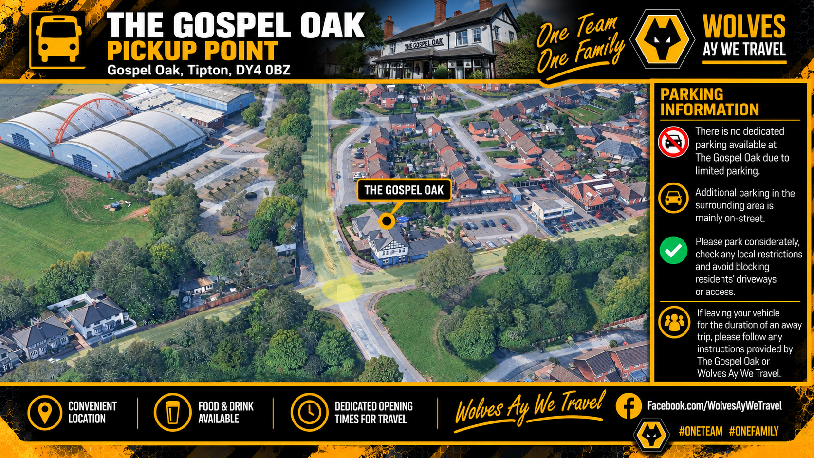 The Gospel Oak pickup and parking map