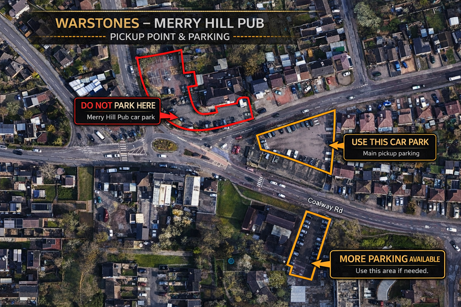 Warstones parking map